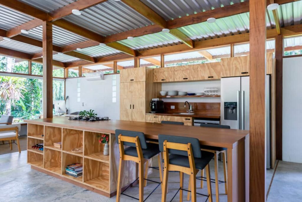 Área externa da Casa na Floresta Canto Verde